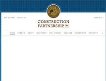 Tablet Screenshot of constructionpartnership.com